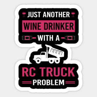 Wine Drinker RC Truck Trucks Sticker